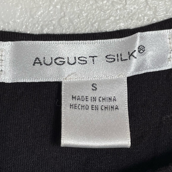 August Silk - Multicolor Print Sleeveless Top - Size S - Picture 4 of 4